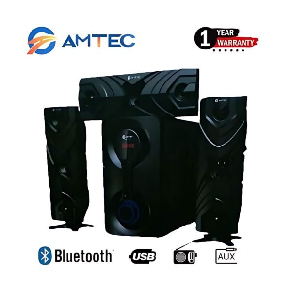 Amtec 3.1CH 609 MODERN SPEAKER SYSTEM FM_BT_USB