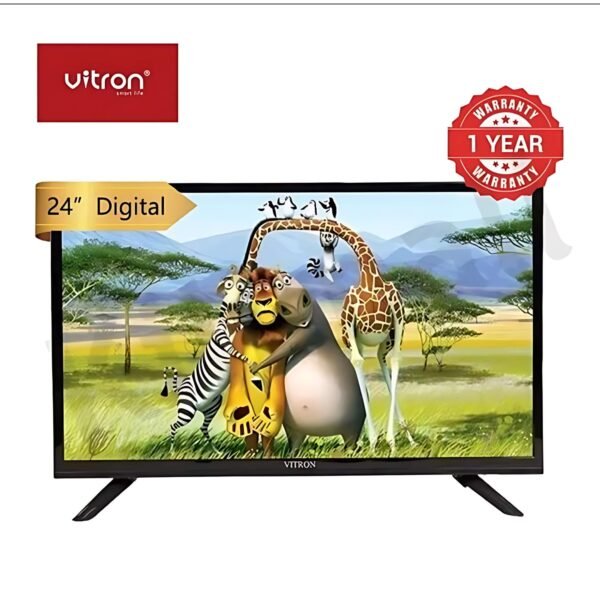 Vitron HTC2446D, AC_DC 24 Inch TV Digital LED Television USB HDMI